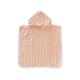 Terry Towelling Flow Poncho - Peachy