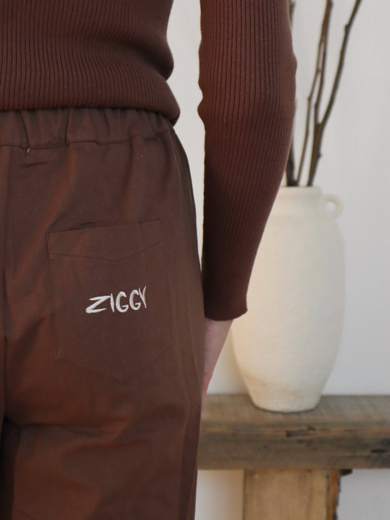 Ziggy Lou CANVAS PANTS | CHOCOLATE (WOMEN'S)