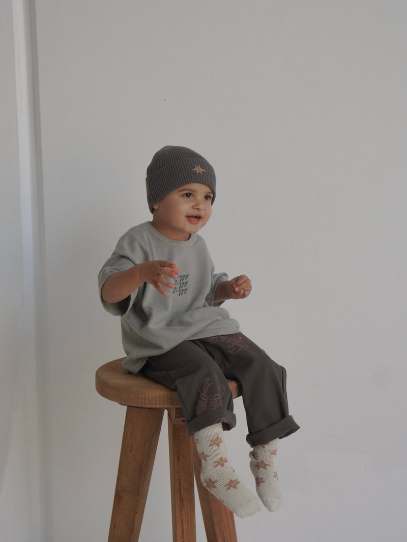 SIGNATURE TEE | GRAY (KIDS)