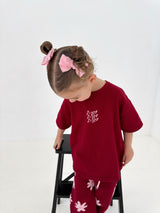 SIGNATURE TEE | PLUM