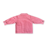 Organic Cord Shirt Jacket - Sorbet