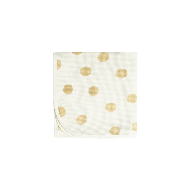 Quincy Mae Waffle Baby Blanket | Butter Dots