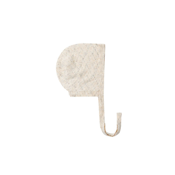 Quincy Mae Speckled Knit Bonnet | Natural