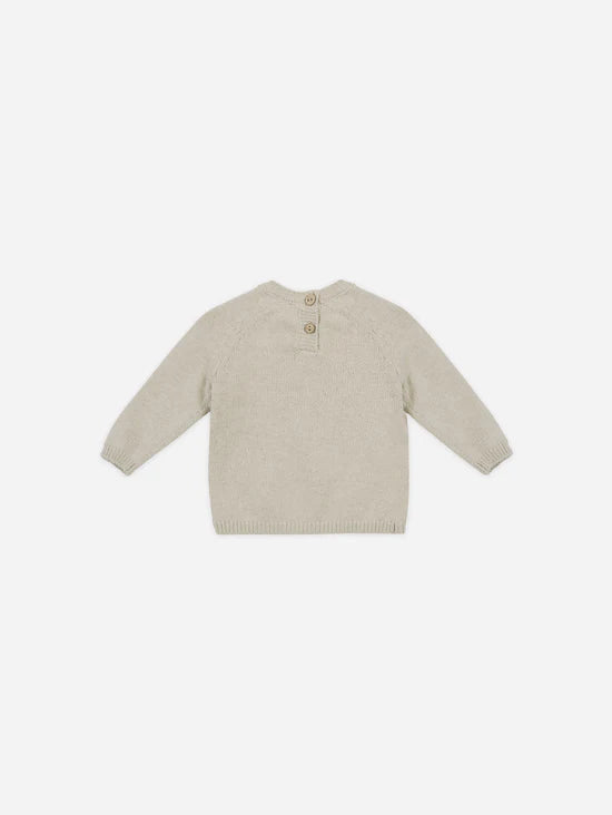Quincy Mae Knit Sweater | Heathered Ash