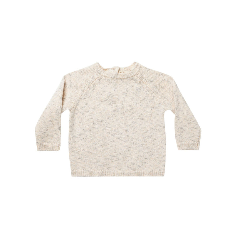 Quincy Mae Speckled Knit Sweater | Natural