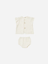 Quincy Mae Penny Knit Set || Ivory