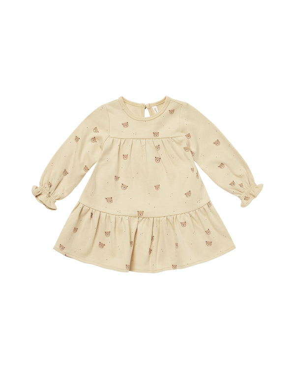Quincy Mae Tiered Jersey Dress with Bloomers | Bears
