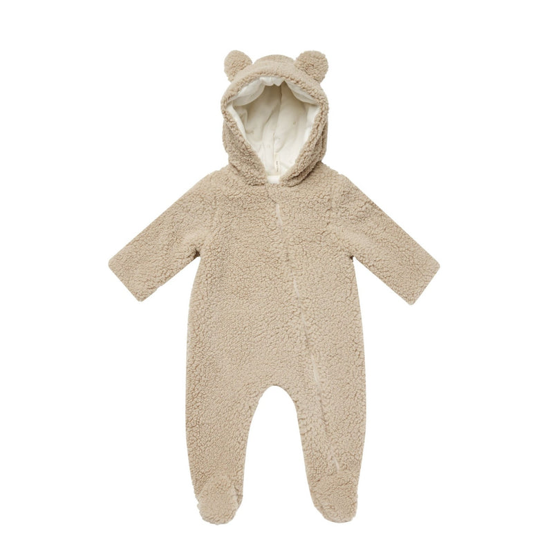 Quincy Mae Bear Jumpsuit | Sand