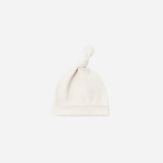 Quincy Mae Knotted Baby Hat || Ivory