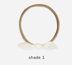Quincy Mae Little Knot Headband || Ivory