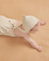 Quincy Mae Knit Overalls || Ivory
