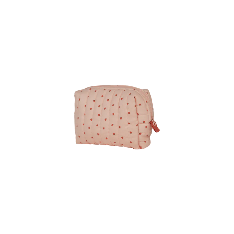 Quilted Toiletries Bag - Strawberry