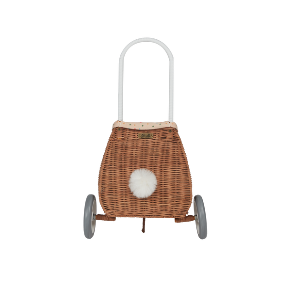 Rattan Bunny Luggy With Lining - Gumdrop