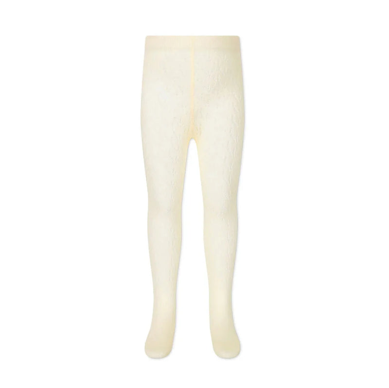 Jamie Kay Scallop weave Tights | Parchment