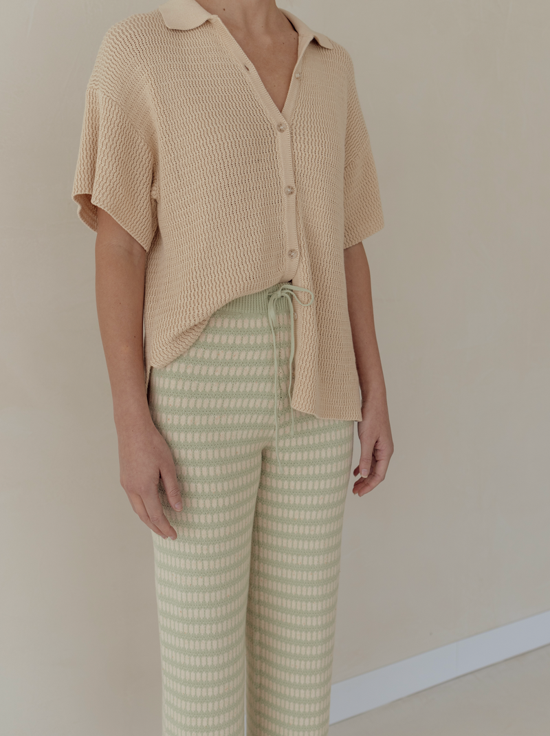 ZL KNIT PANTS | TALLOW (WOMEN'S)