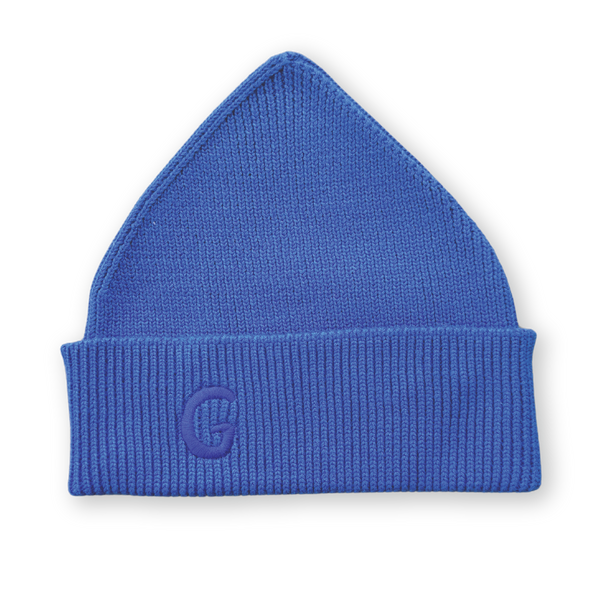 Organic Ribbed Super Pixie Beanie - Sea