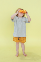 Organic Sunshine Tee - Grey Marle