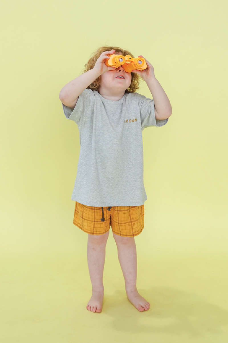 Organic Sunshine Tee - Grey Marle