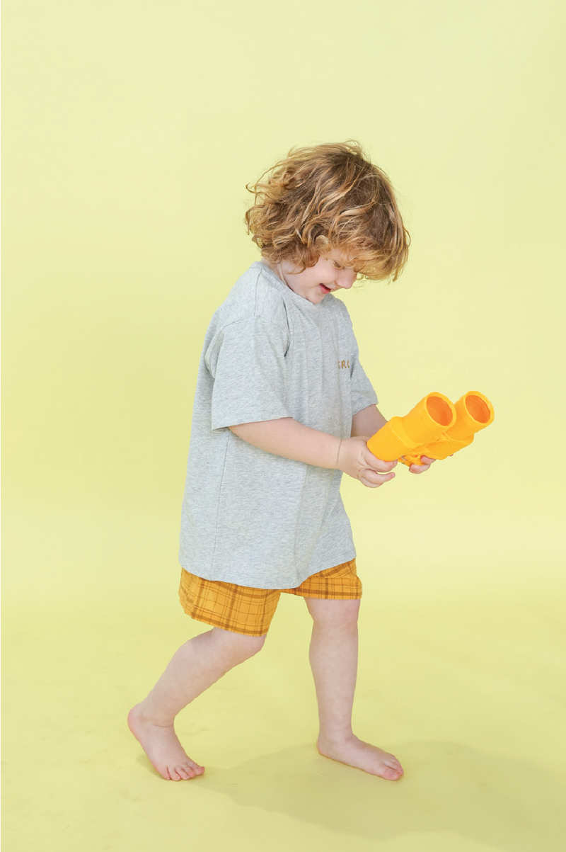 Organic Sunshine Tee - Grey Marle