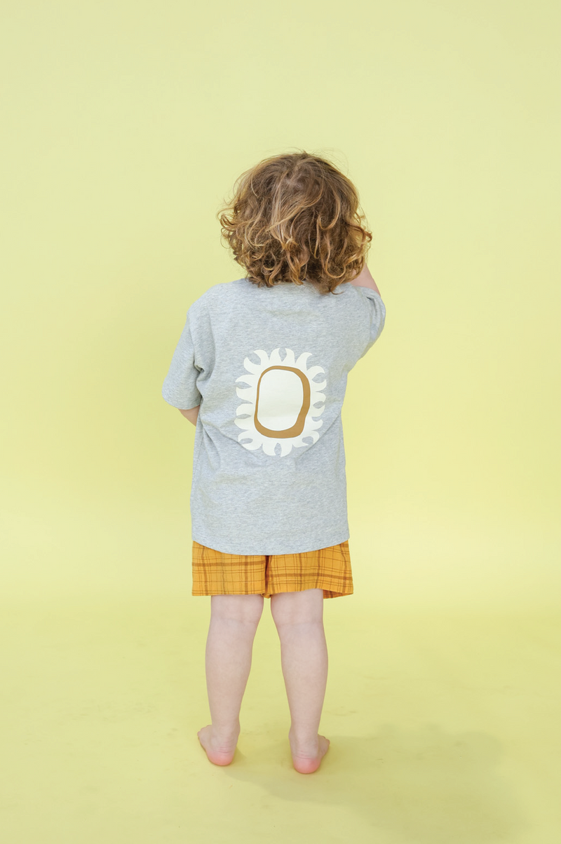 Organic Sunshine Tee - Grey Marle