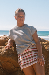 Organic Ladies Sunshine Stripe Knit Skirt