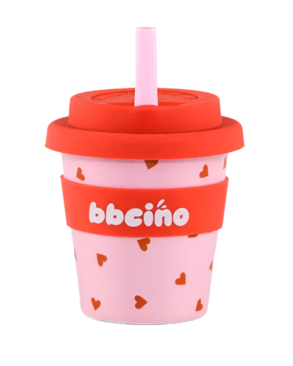Sweetheart Babycino Cup - 120ml (Straw Included)
