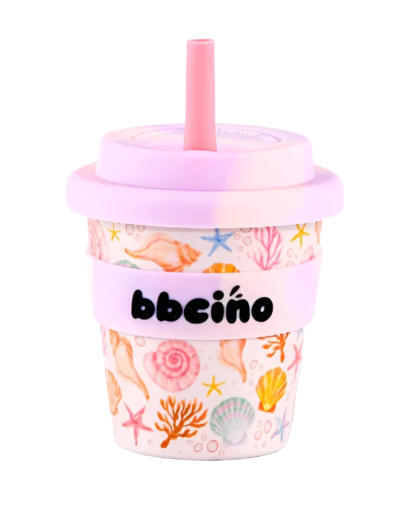 Shell, Yeah! Babycino Cup - 120ml (Straw Included)