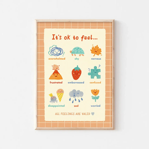 It's Ok To Feel A3 Print