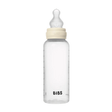 BIBS Baby Bottle Complete Set 270ml Silicone - Ivory