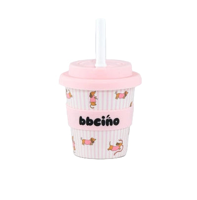 Dash in Pink Babycino Cup - 120ml (Straw Included)