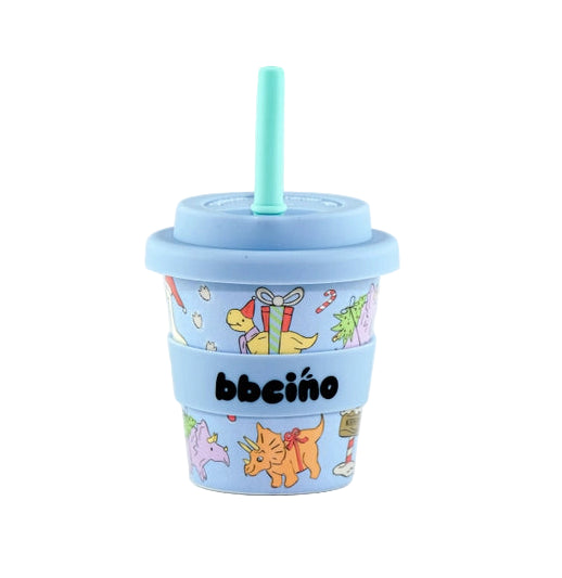 Santa’s Little Sipper in Blue - 120ml (Straw Included)