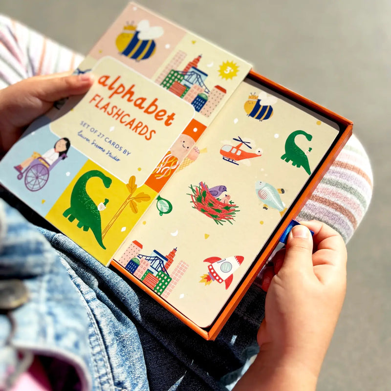 A-Z Illustrated Alphabet Flashcards