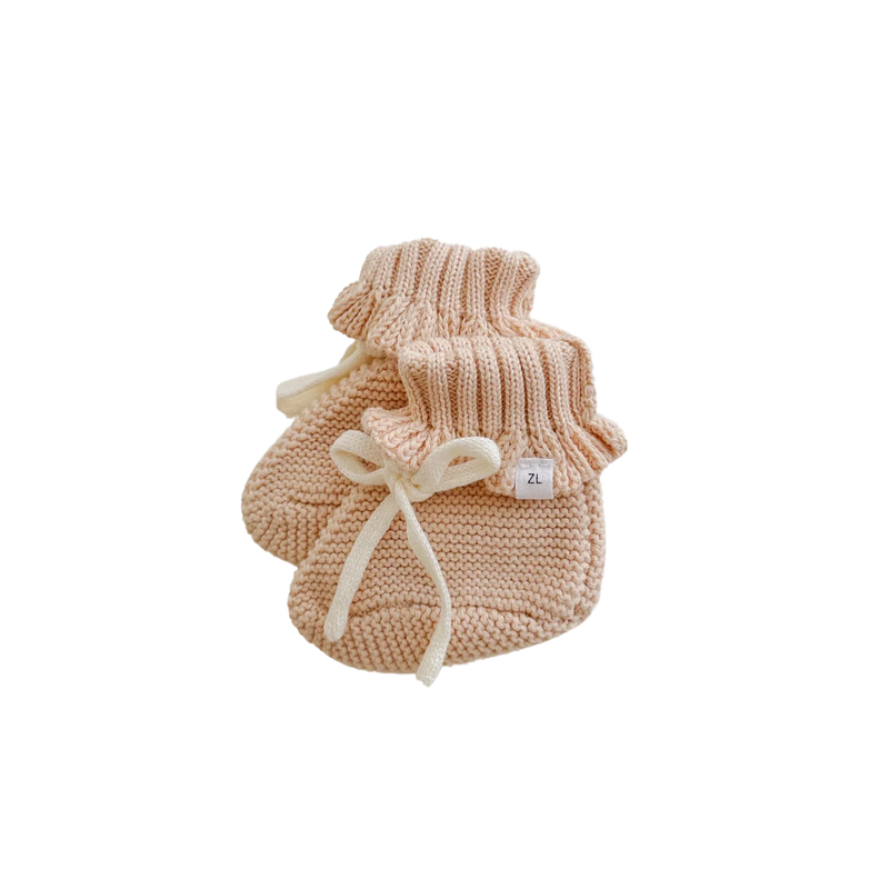 Ziggy Lou Booties | Peach Frill