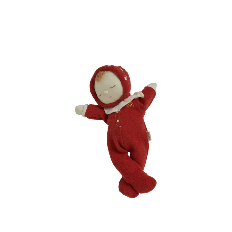 Dozy Dinkum- Toadstool Moppet - Red