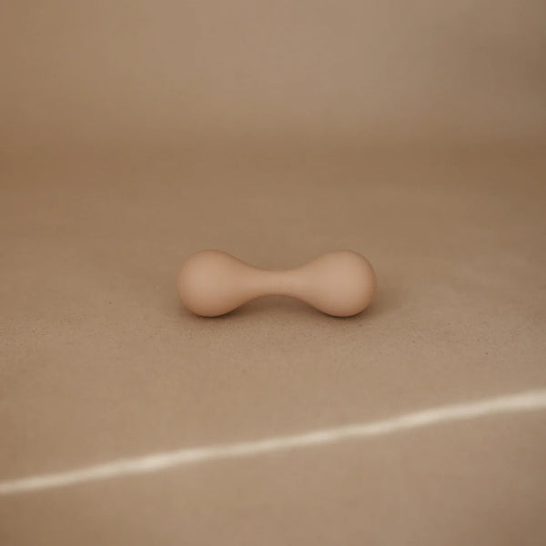 Silicone Baby Rattle Toy | Natural