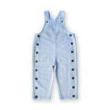 Organic Embroidery Posy Overalls