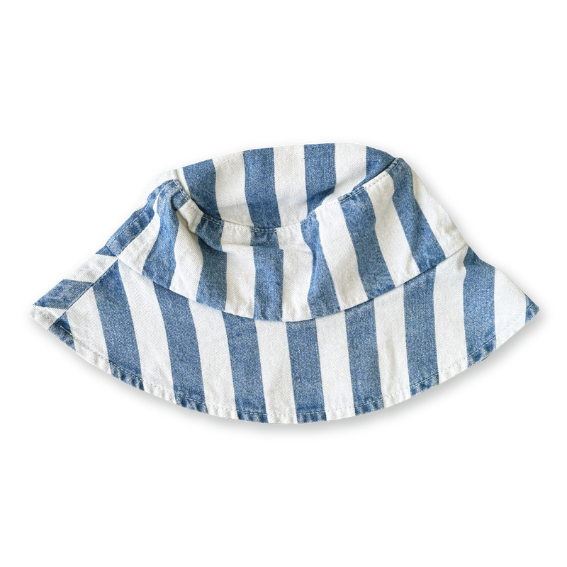 Grown Denim Stripe Bucket Hat