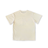 Ladies Organic Sardine Embroidered Tee - Milk