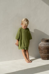 Illoura Thin Knit Shorts | Olive