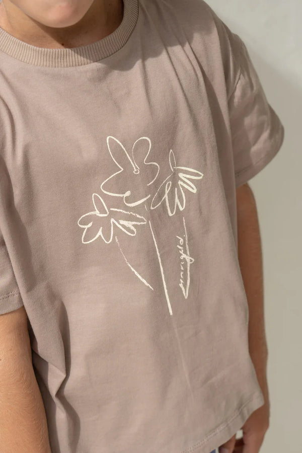 Illoura Basic Tee | Mushroom