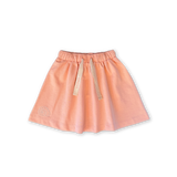Organic French Terry Shell Skirt - Peachy