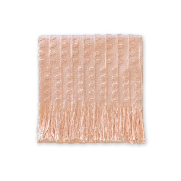 Flow Terry Beach Towel - Peachy