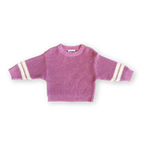 Chunky Rib Pull Over - Raspberry