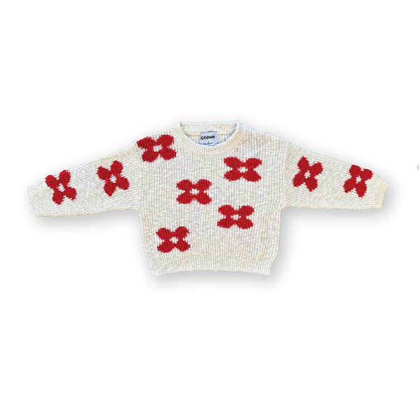 Knitted Posy Pull Over