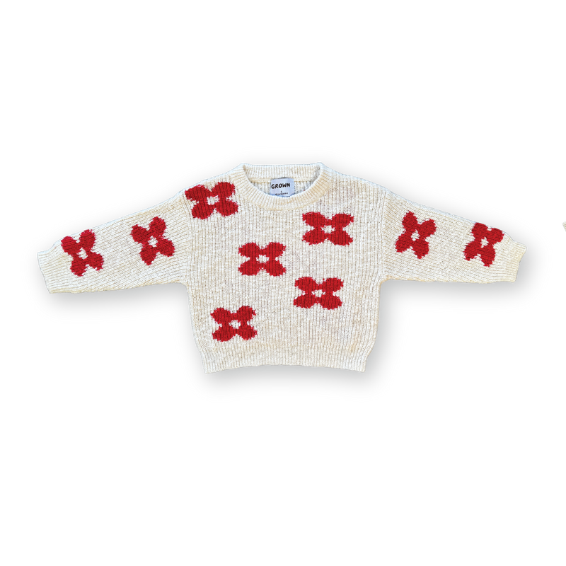Knitted Posy Pull Over