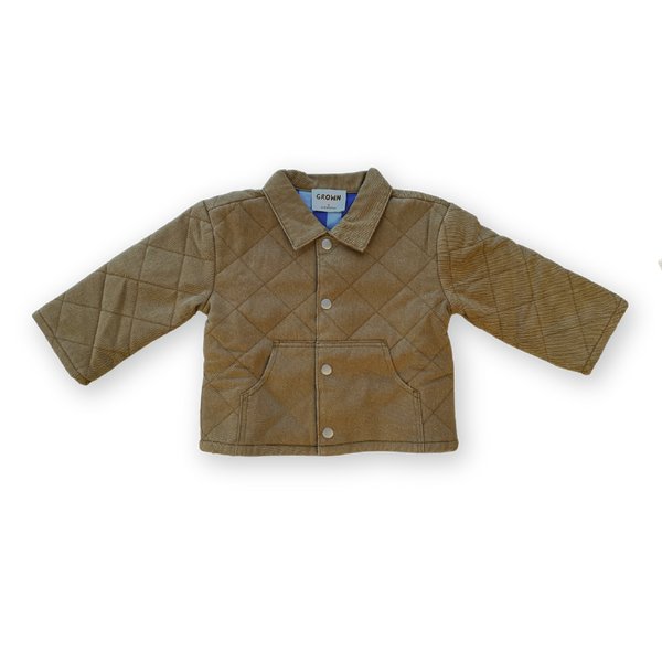 Organic Quilted Denim Jacket