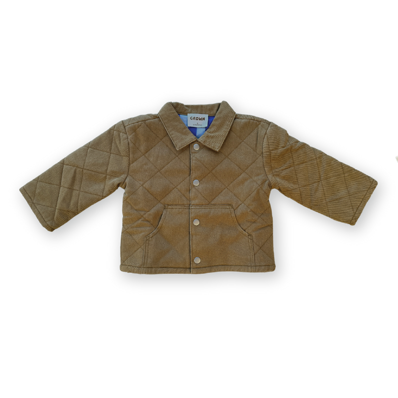 Organic Quilted Denim Jacket