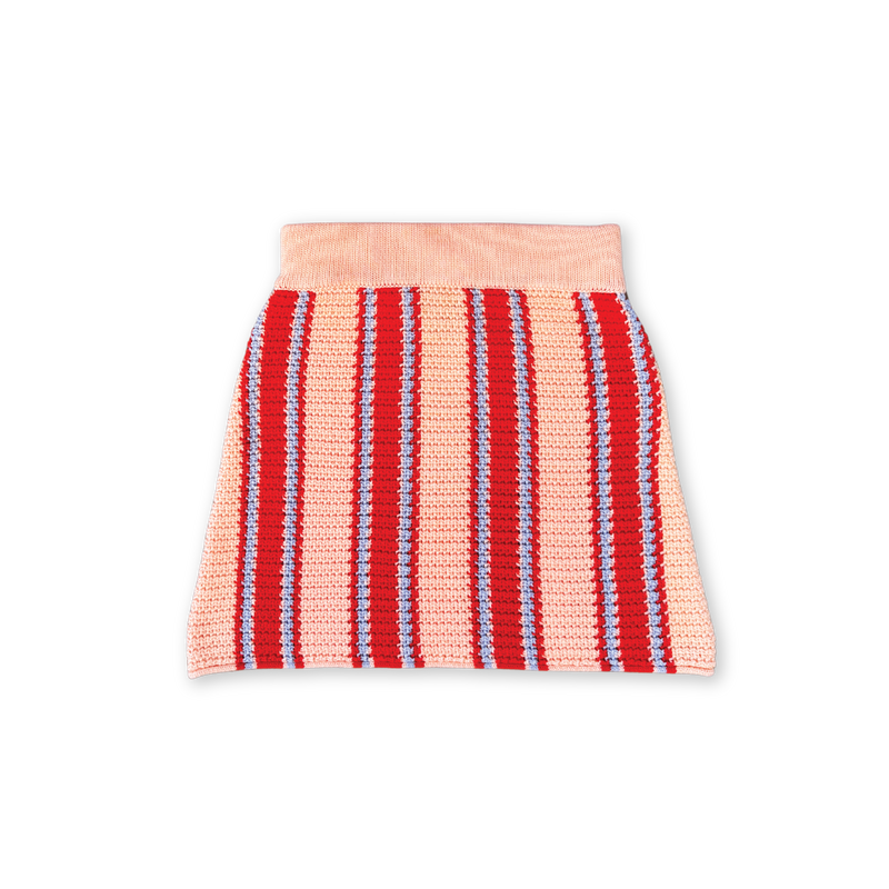 Organic Island Stripe Skirt