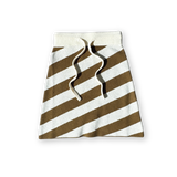 Diagonal Stripe Knit Skirt