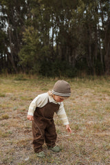 Grown Organic Everyday Denim Overalls - Clay